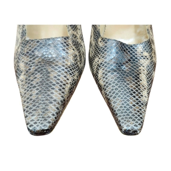 Gucci leather brown animal print stiletto heel size 10 B - Picture 3 of 13